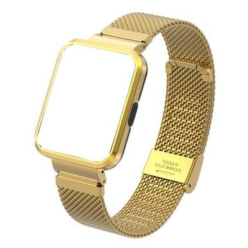 Gpack Xiaomi Redmi Watch 2 Lite Hasır Metal Çıtçıtlı Krd66 Altın Kordon