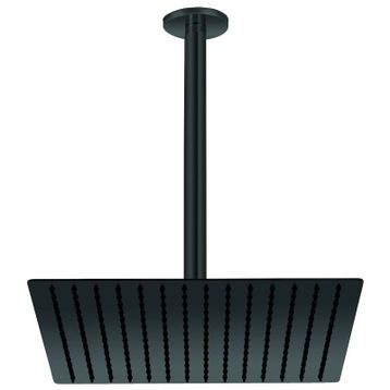 GPD ADS21-S Kare Slim Metal 30x30 cm Siyah Ankastre Duş Başlığı