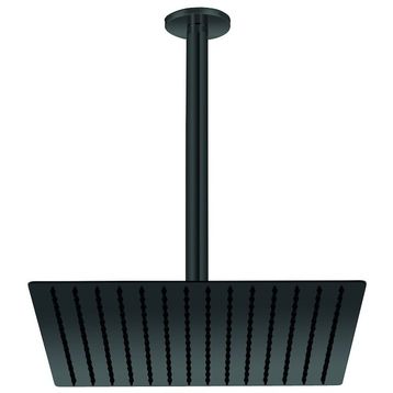 GPD ADS21-S Kare Slim Metal 30x30 cm Siyah Ankastre Duş Başlığı