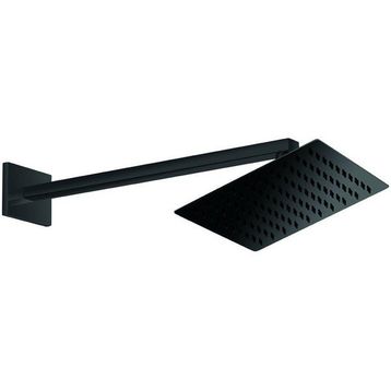 GPD ADS27-S Kare Slim Metal 20x20 cm Siyah Ankastre Duş Başlığı
