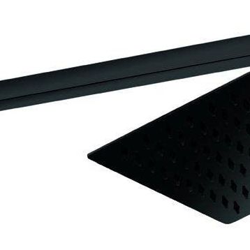 GPD ADS27-S Kare Slim Metal 20x20 cm Siyah Ankastre Duş Başlığı