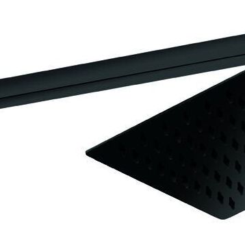 GPD ADS27-S Kare Slim Metal 20x20 cm Siyah Ankastre Duş Başlığı