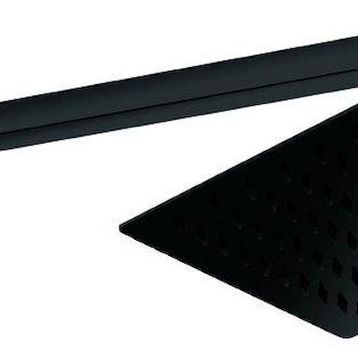 GPD ADS27-S Kare Slim Metal 20x20 cm Siyah Ankastre Duş Başlığı