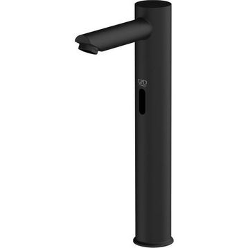 GPD FLB07-S Fotoselli Set Üstü Çift Su Girişli Siyah Lavabo Bataryası