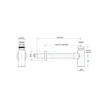 GPD SFN01 Lavabo Sifonu