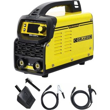 Graizer GRA Sarı 200 Amper Profesyonel Dijital Göstergeli Inverter Kaynak Makinesi