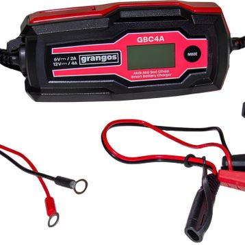 Grangos GBC4A 6/12 V 70Ah Akıllı Dijital Akü Şarj ve Bakım Cihazı