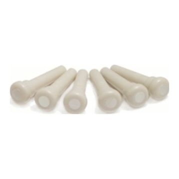 Graphtech LP-1044-60 Tusq Bridge Pin 60 White Dot