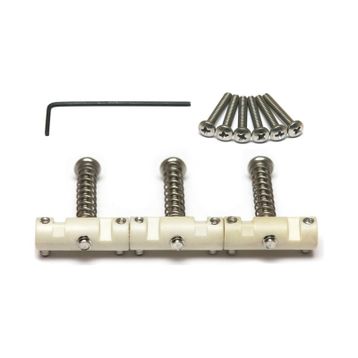 Graphtech PQ-8163-00 TUSQ IOS 3PC Compen Saddle Barrel Tele
