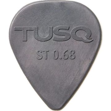 Graphtech PQP-0068-G6 Tusq Pick 0.68 mm Grey 6 Pack Deep Tone Pena