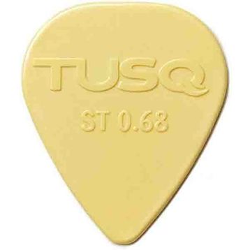 Graphtech PQP-0068-V6 TUSQ Pick 0.68 mm Vintage 6 Pack Warm Tone Pena