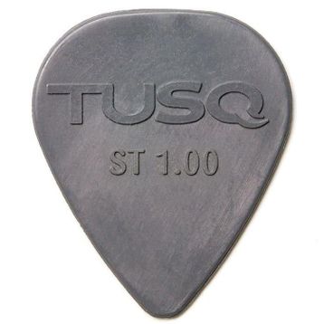 Graphtech PQP-0100-G6 Tusq Pick 1.00 mm Grey 6 Pack Deep Tone Pena