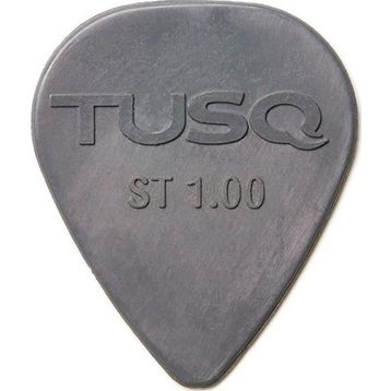 Graphtech PQP-0100-G6 Tusq Pick 1.00 mm Grey 6 Pack Deep Tone Pena