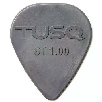 Graphtech PQP-0100-G6 Tusq Pick 1.00 mm Grey 6 Pack Deep Tone Pena