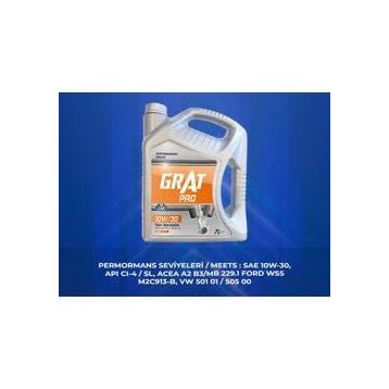 Grat CI-4 10W-30 Sentetik 7 lt Motor Yağı