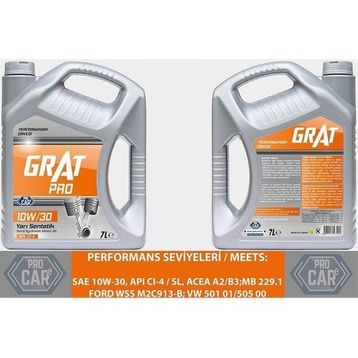 Grat CI-4 10W-30 Sentetik 7 lt Motor Yağı