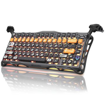 GravaStar Mercury K1 Pro CyberFlare RGB Kablosuz Mekanik Mat Siyah Gaming Klavye