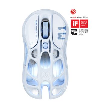GravaStar Mercury M1 Pro Ice Blue Şarjlı Mavi Gaming Mouse