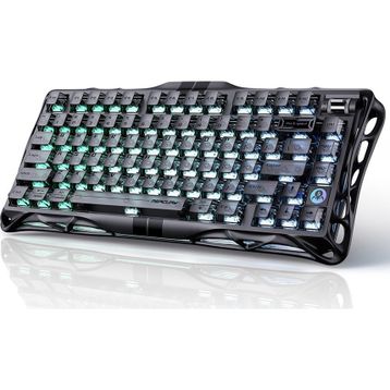 GravaStar Mercury V75 HE Gri RGB %75 TKL Magnetic Switch Kablolu Mekanik Oyuncu Klavyesi