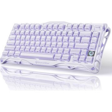 GravaStar Mercury V75 HE Mor RGB %75 TKL Magnetic Switch Kablolu Mekanik Oyuncu Klavyesi