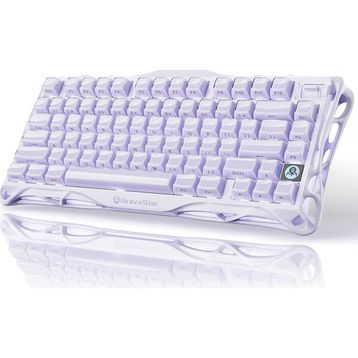 GravaStar Mercury V75 HE Mor RGB %75 TKL Magnetic Switch Kablolu Mekanik Oyuncu Klavyesi