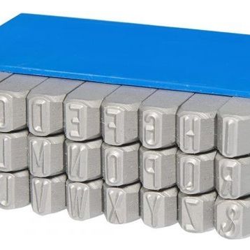 Gravurem 1 mm Çelik Harf Takımı