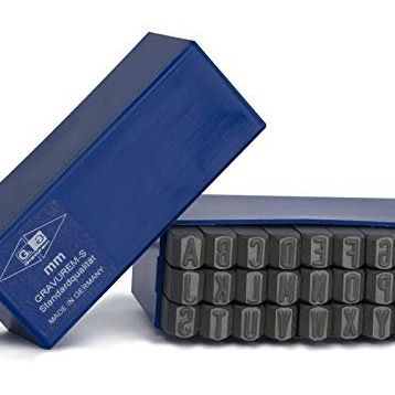 Gravurem 3 mm Çelik Harf Takımı