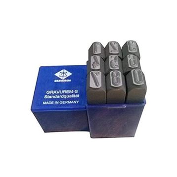 Gravurem 8 mm Çelik Rakam Takımı