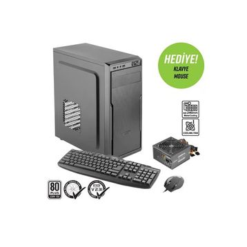 Green AVA Plus SKD 1x120 mm 2x2.0 USB 300W 80+ Standart Bilgisayar Kasası