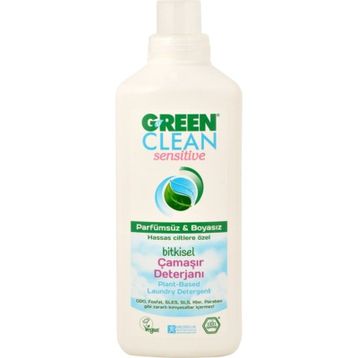Green Clean 1 lt Sensitive Hassas Ciltlere Özel Bitkisel Çamaşır Deterjanı