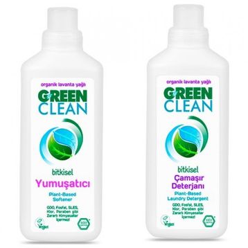Green Clean 2x1 lt Bitkisel Çamaşır Yıkama Seti