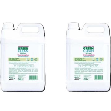 Green Clean 5 lt Çamaşır Deterjanı + 5 lt Yumuşatıcı