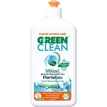 Green Clean 500 ml Organik Portakal Yağlı Bitkisel Bulaşık Makinesi Parlatıcı