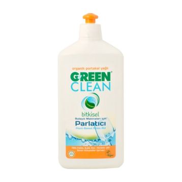Green Clean 500 ml Organik Portakal Yağlı Bitkisel Bulaşık Makinesi Parlatıcı