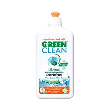 Green Clean 500 ml Organik Portakal Yağlı Bitkisel Bulaşık Makinesi Parlatıcı