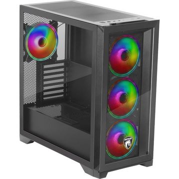 Green Griffin G9 7x120/140 mm Fan ARGB 2x3.0 USB 1x3.1 GeN2 Type-C Tempered Oyun Bilgisayar Kasası