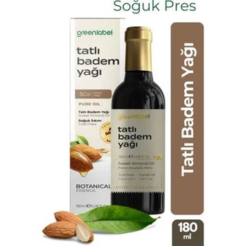 Green Label 180 ml Tatlı Badem Yağı
