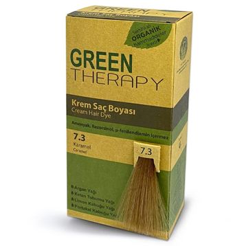 Green Therapy 7.3 Karamel Krem Saç Boyası