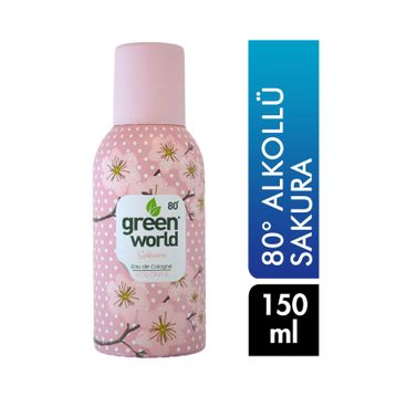 Green World Sakura 150 ml Sprey Kolonya