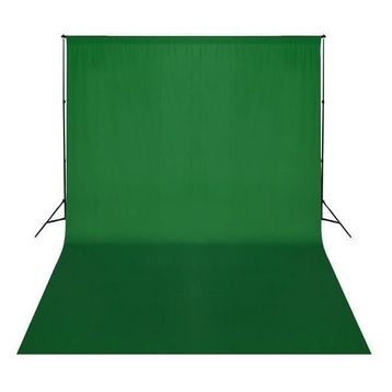 Greenbox 3x6 mt Yeşil Fon Perdesi + JINBEI Fon Asma Standı + Taşıma Çantası