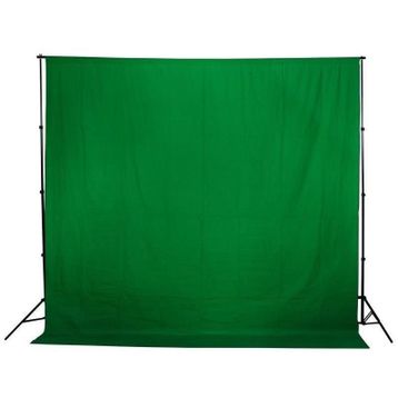 Greenbox Chromakey 2x3 mt Yeşil Fon Perde ve Fon Asma Standı Kit