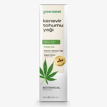 Greenlabel 180 ml Kenevir Tohumu Yağı