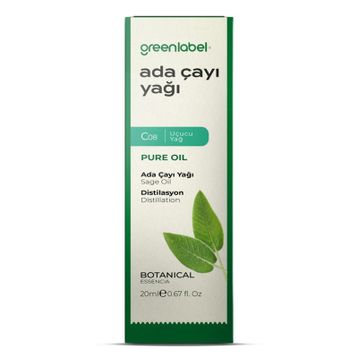 Greenlabel 20 ml Adaçayı Yağı