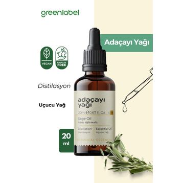 Greenlabel 20 ml Adaçayı Yağı