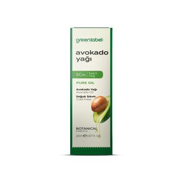 Greenlabel 20 ml Avokado Yağı