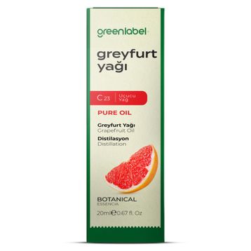 Greenlabel 20 ml Greyfurt Yağı