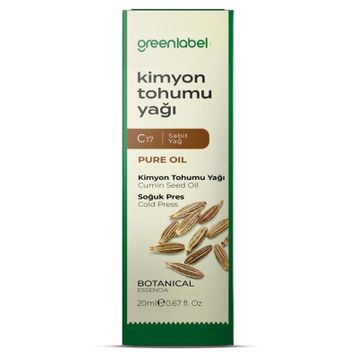 Greenlabel 20 ml Kimyon Tohumu Yağı
