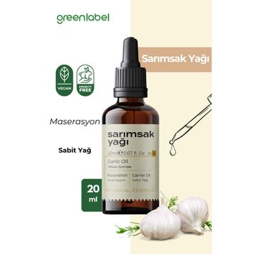 Greenlabel 20 ml Sarımsak Yağı
