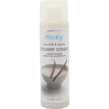 Greenland Milky Shower Cream Rice Milk Vanilla 250 ml Duş Kremi