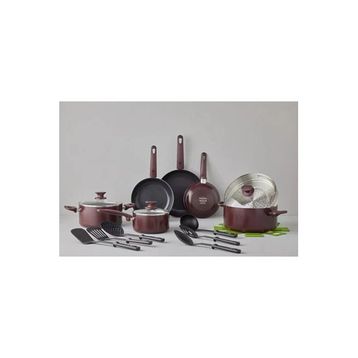 Greenpan Cambridge Red 16 Parça Pişirme Seti